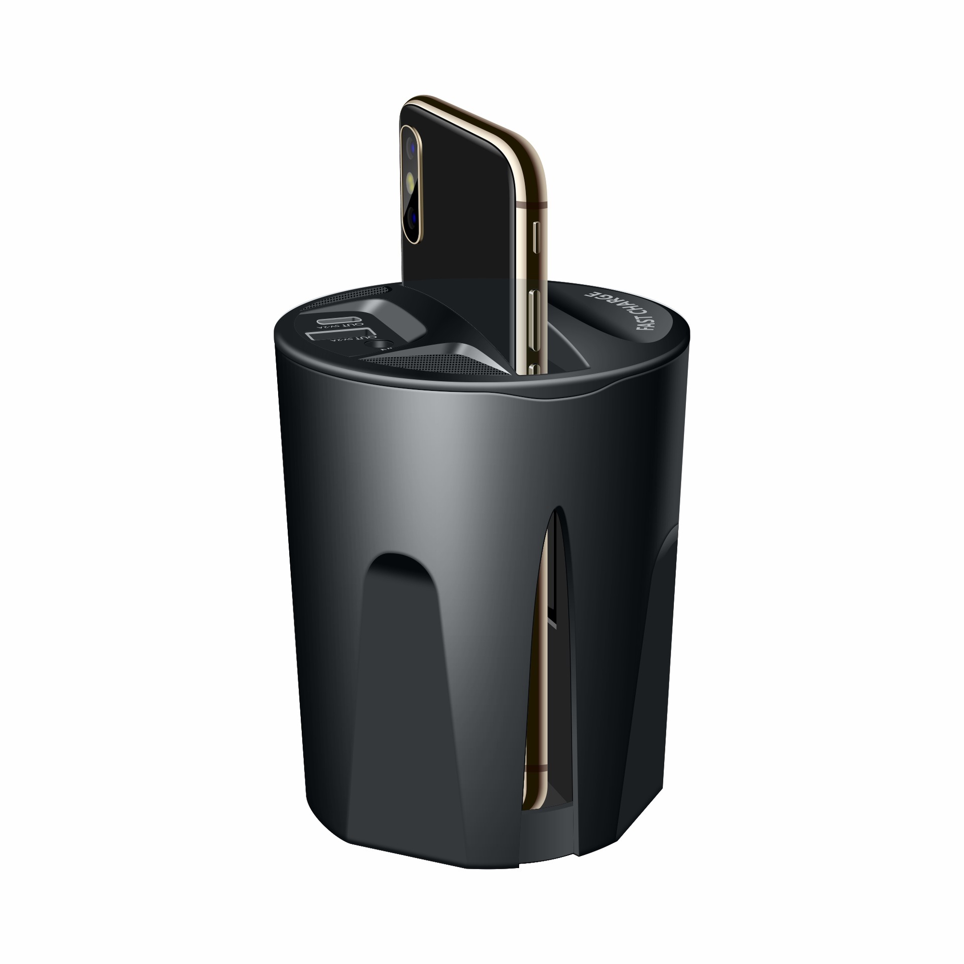 Car Wireless Charging Cup Wireless Charging Bracket Cup Suitable For Samsung – Bild 7