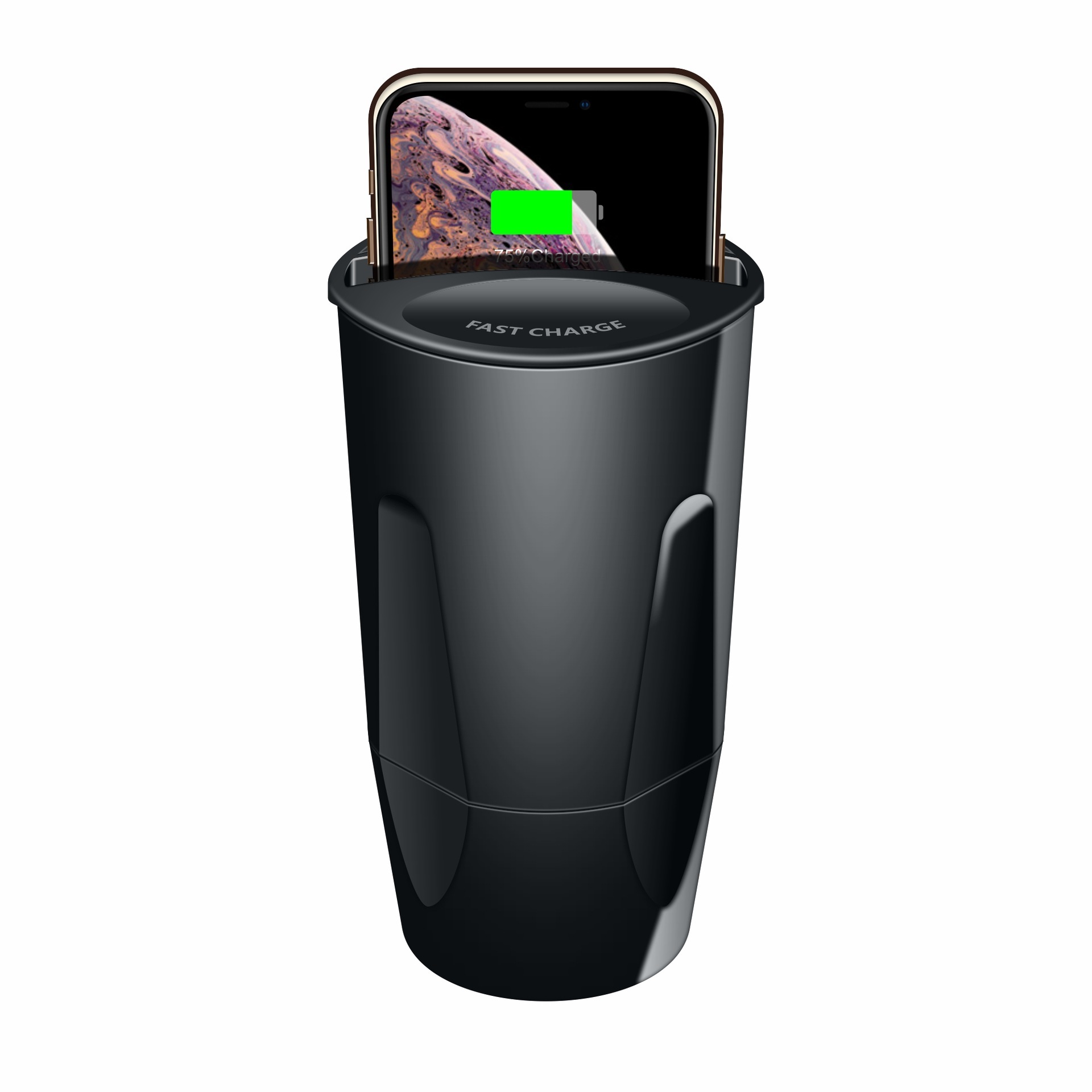 Car Wireless Charging Cup Wireless Charging Bracket Cup Suitable For Samsung – Bild 4