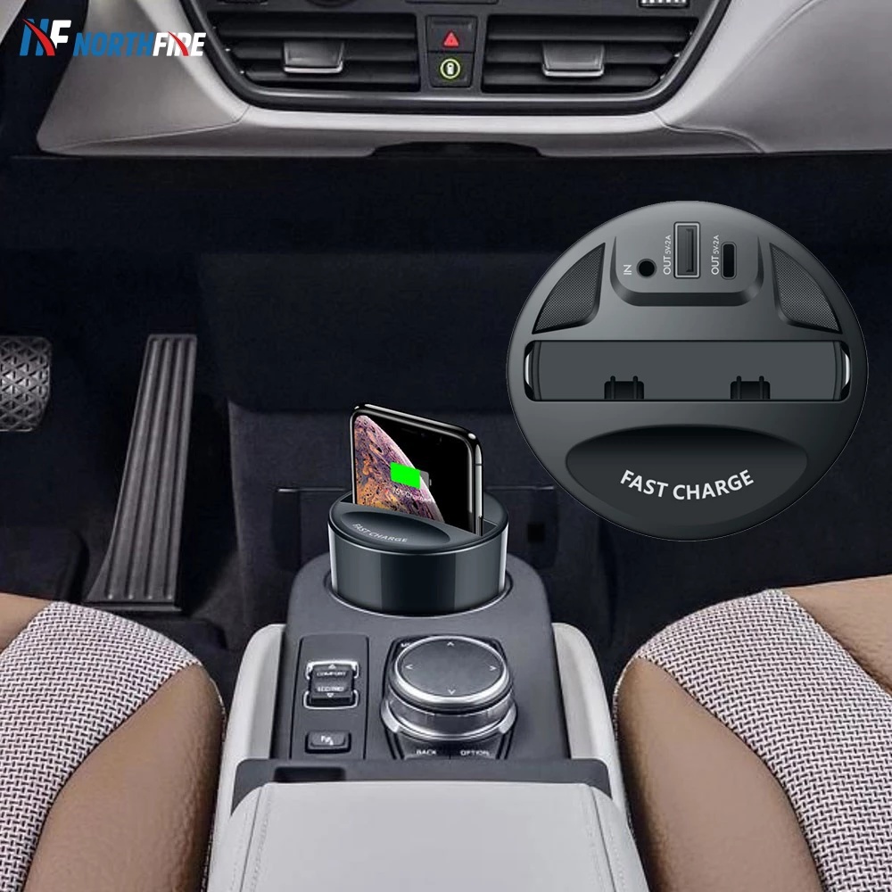 Car Wireless Charging Cup Wireless Charging Bracket Cup Suitable For Samsung – Bild 3
