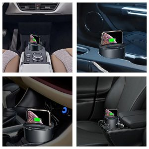 Alternative view of Car Wireless Charging Cup Wireless Charging Bracket Cup Suitable For Samsung