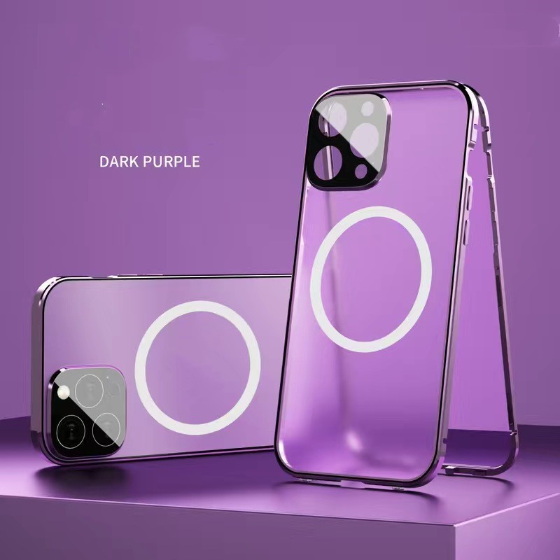 New Phone Case Magsafe Magnetic All-inclusive Double-sided Glass Anti-fall Shell – Bild 10