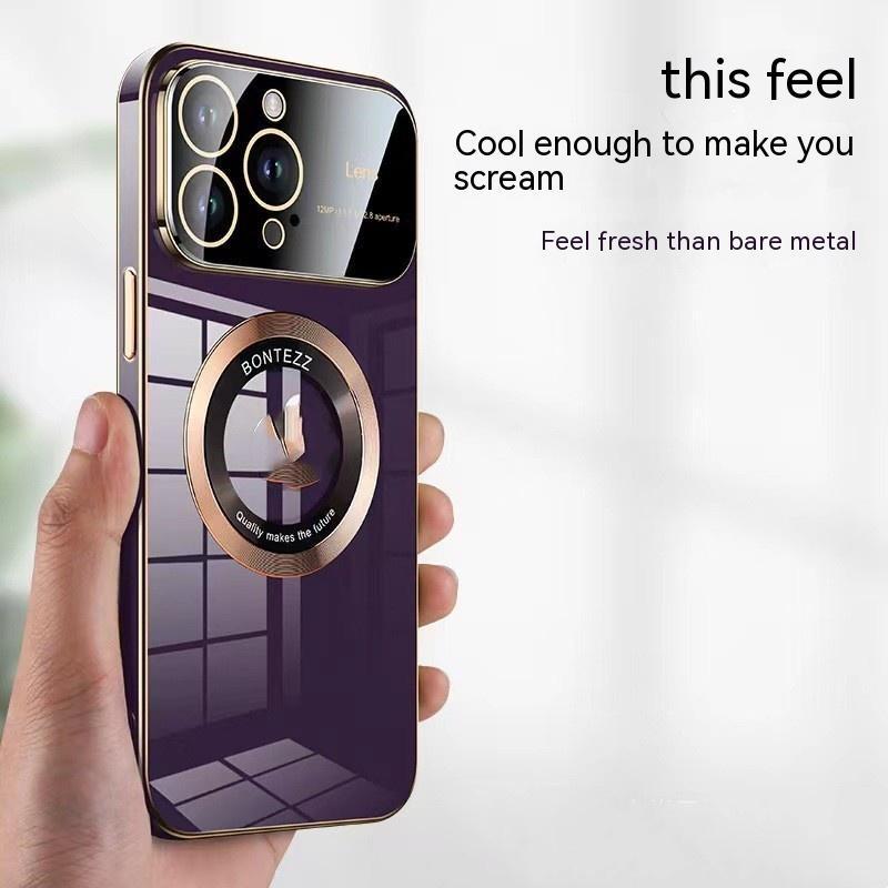 Apple 14 Phone Case Seconds To 15 Large Windows Baked Porcelain Without Logo Magnetic Suction Simple High – Bild 6
