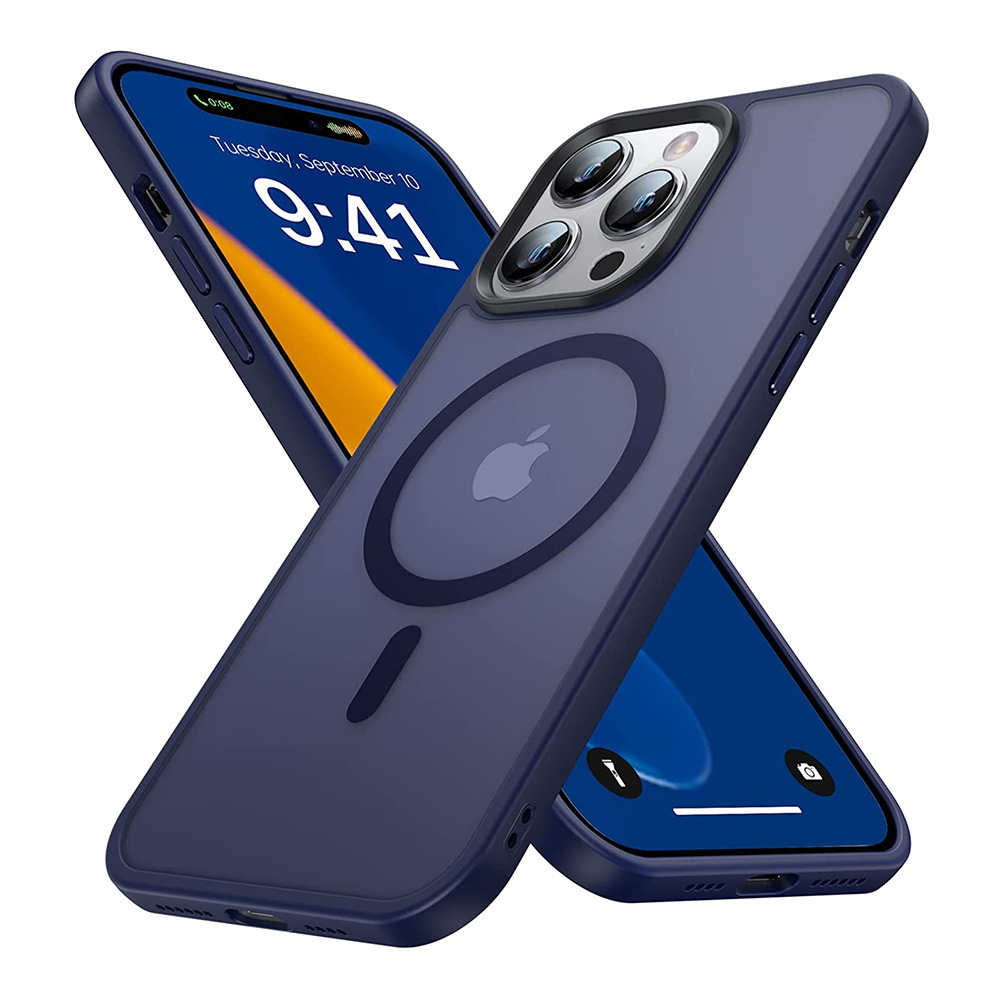 Phone Case Frosted Skin Feeling Inner Airbag Drop-resistant Applicable Iphone15pro Max Magnetic Protective Shell – Bild 7