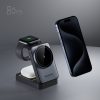 Folding Magnetic Three-in-one Wireless Charger 15W Fast Charge Multifunction Bracket