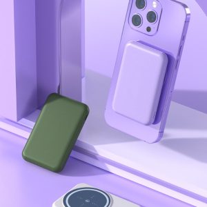 Alternative view of Magnetic Suction Charging Bank Wireless Charging Bank Mobile Power Supply