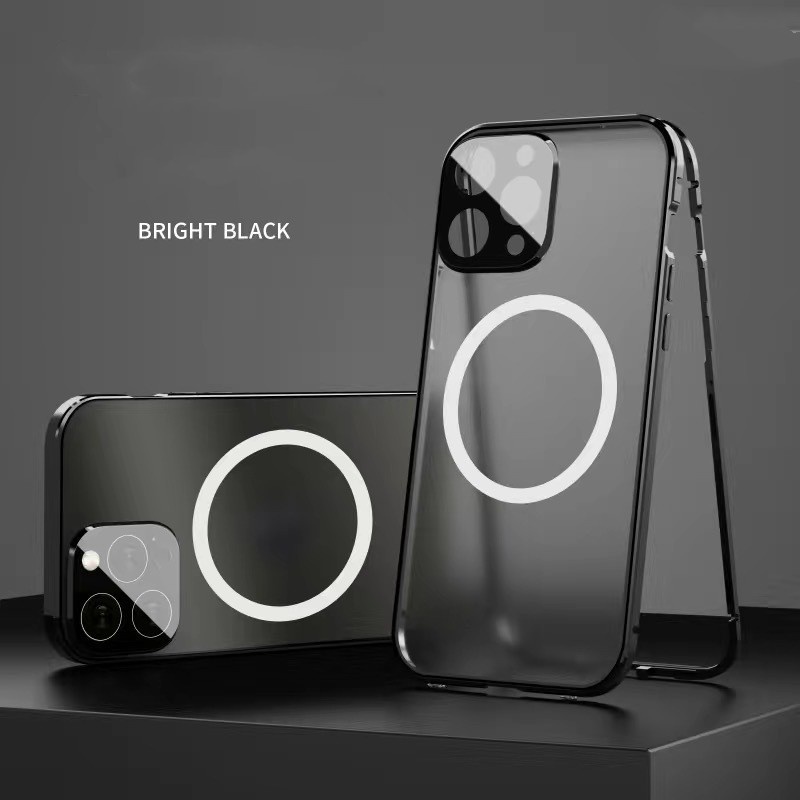New Phone Case Magsafe Magnetic All-inclusive Double-sided Glass Anti-fall Shell – Bild 6