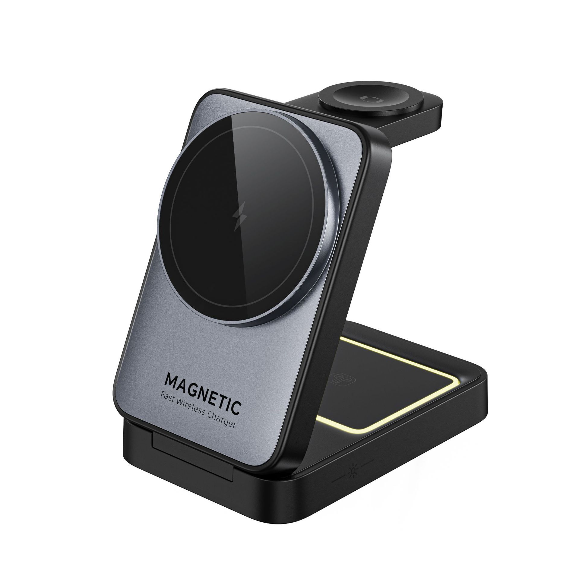 Folding Magnetic Three-in-one Wireless Charger 15W Fast Charge Multifunction Bracket – Bild 7
