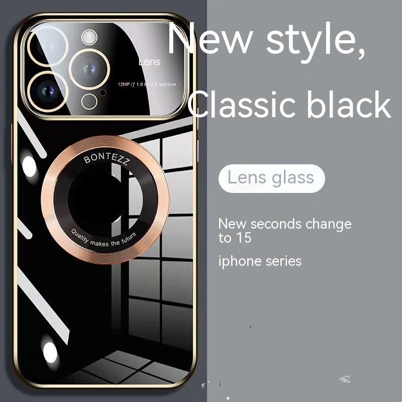 Apple 14 Phone Case Seconds To 15 Large Windows Baked Porcelain Without Logo Magnetic Suction Simple High – Bild 10