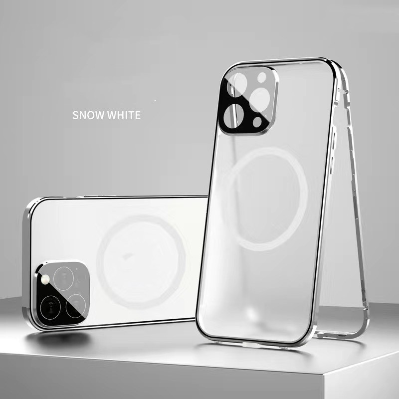 New Phone Case Magsafe Magnetic All-inclusive Double-sided Glass Anti-fall Shell – Bild 5